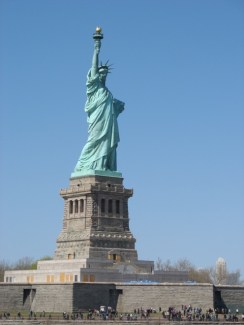 The Statue of Liberty. New York Harbor. I took this photo myself, in 2012. 